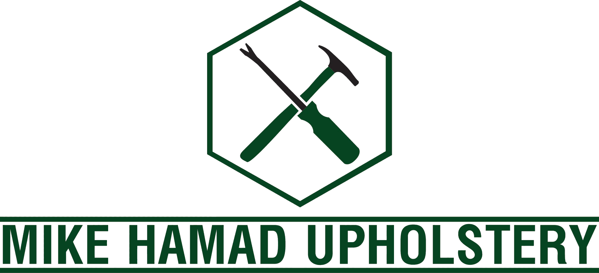 mike hamad upholstery logo MHU